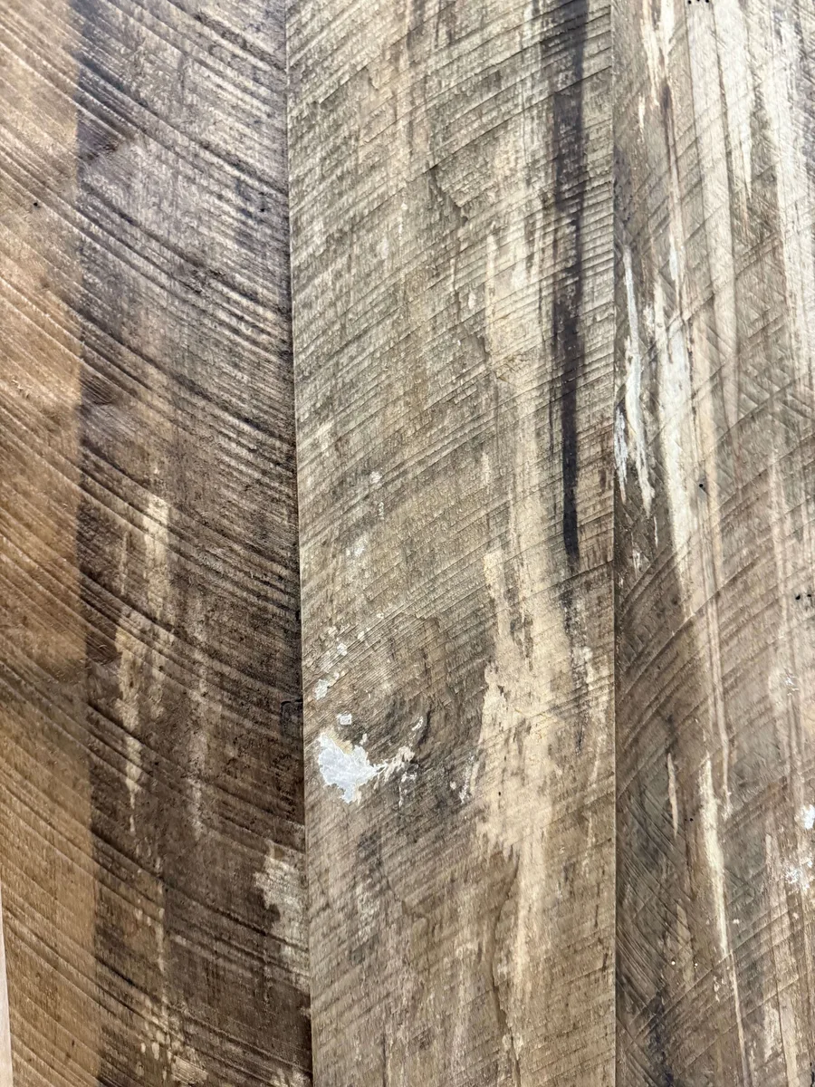 8" Spalted Maple Square Edge Tongue And Groove